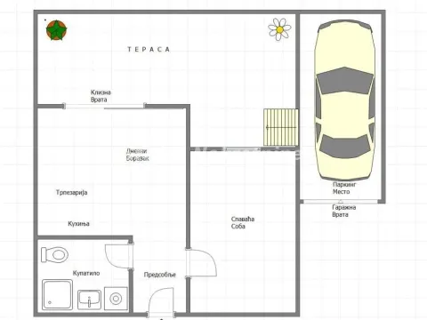 Sale, one bedroom apartment, 30m², Adice, Novi Sad Sve Podlokacije