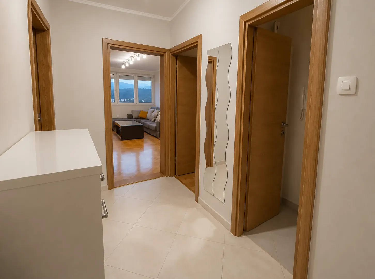 Rent, two bedroom apartment, 82m², Preko Morače, Podgorica