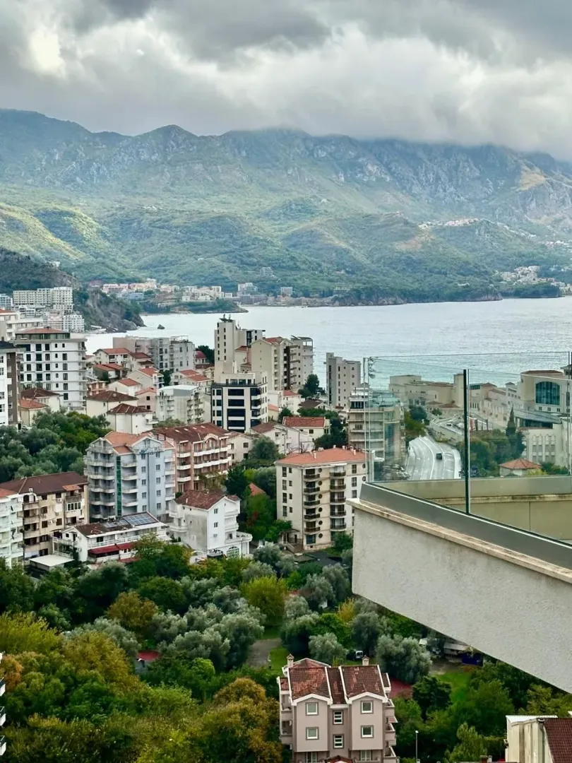 Sea and city view from the terrace.