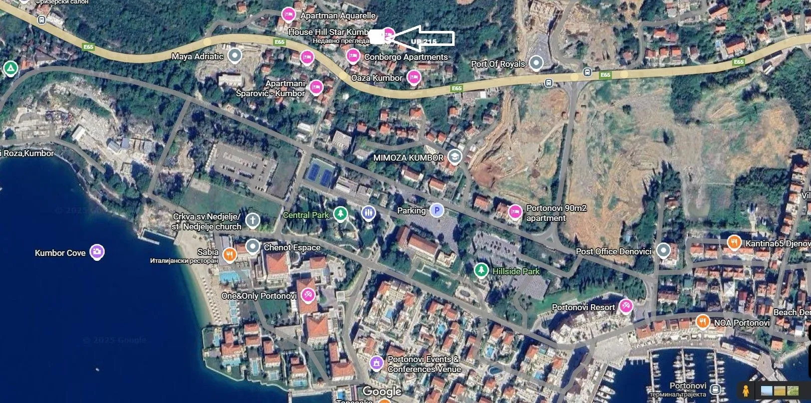 Prodaja, plac, 260m², Kumbor, Herceg Novi