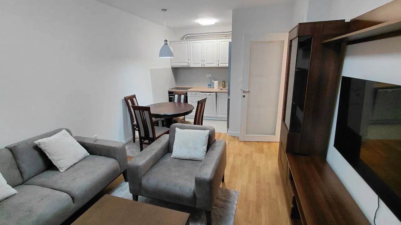 Rent, one bedroom apartment, 40m², Pobrežje, Podgorica