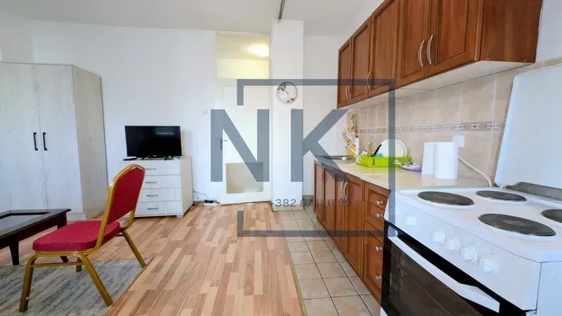 Rent, studio apartment, 33m², Pejton, Podgorica