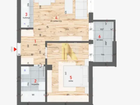 Prodaja, dvosoban stan, 46m², Centar, Novi Sad - image 2