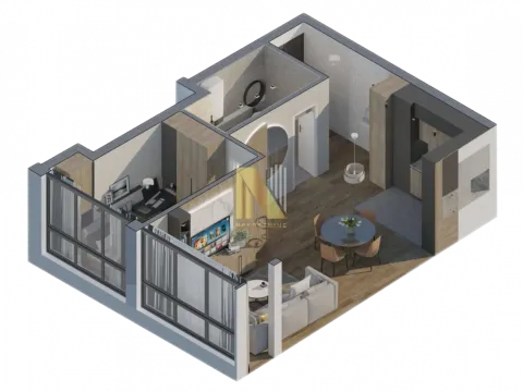 Prodaja, dvosoban stan, 47m², Sajmište, Novi Sad - image 2