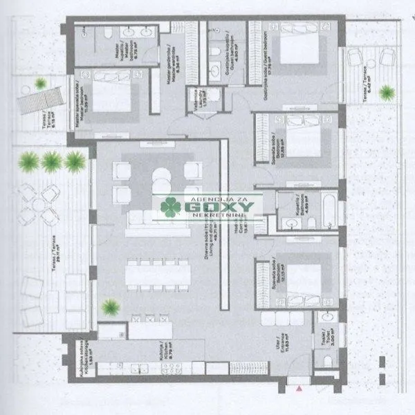 Prodaja, stan, 211m², Savski Venac, Beograd