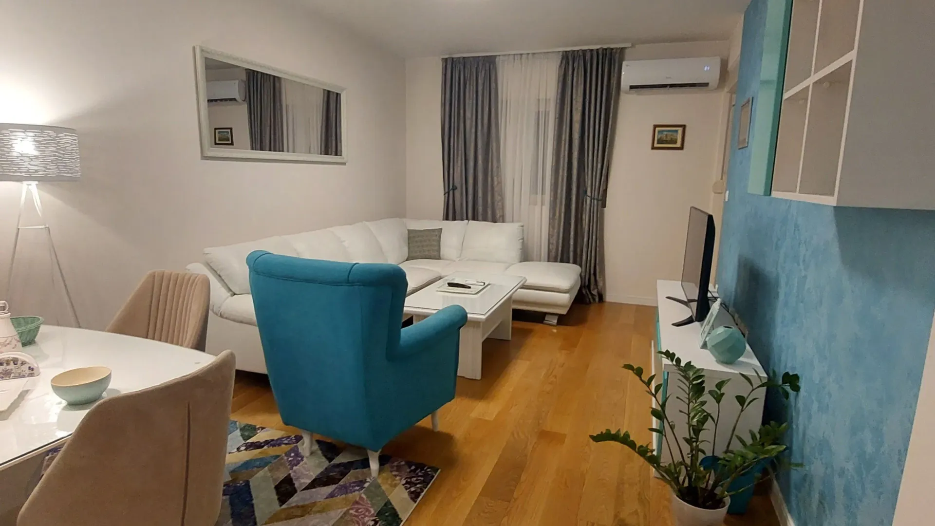 Rent, one bedroom apartment, 49m², Central Point, Podgorica