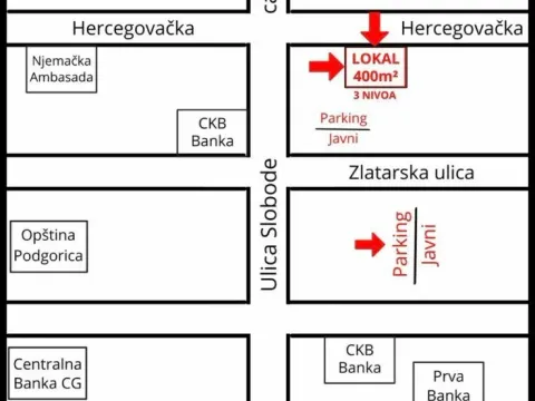 Prodaja, poslovni prostor, 404m², Centar, Podgorica - image 2