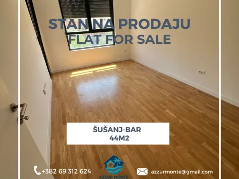 Sale, one bedroom apartment, 44m², Šušanj, Bar - image 1