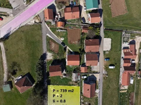 Prodaja, plac, 739m², Kličevo, Nikšić - image 2