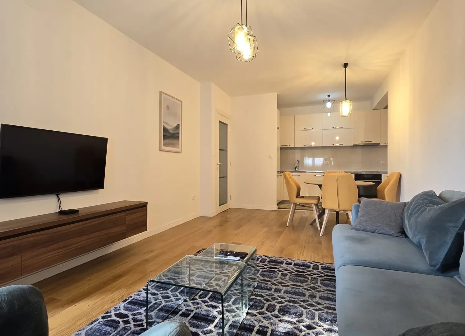 Rent, one bedroom apartment, 54m², Central Point, Podgorica