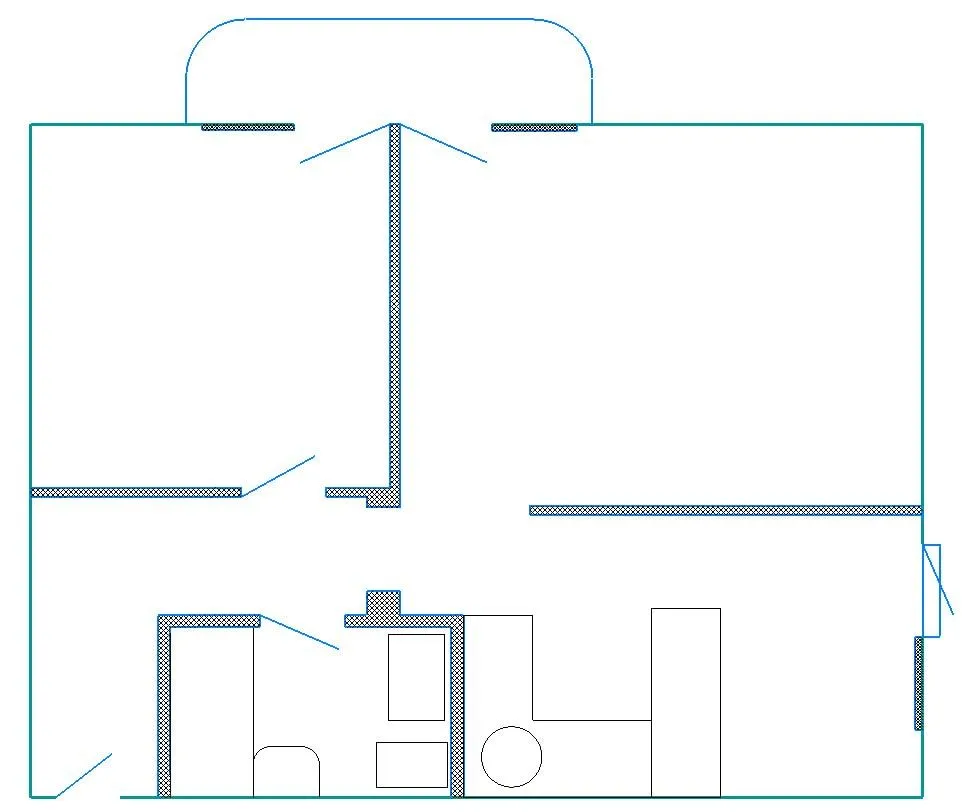 Prodaja, jednosoban stan, 46m², Dalmatinska ulica, Podgorica