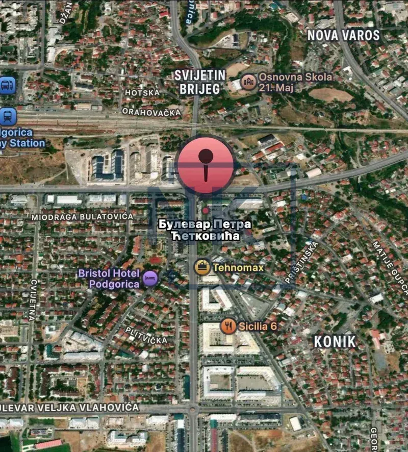 Prodaja, jednosoban stan, 35m², Stari Aerodrom, Podgorica