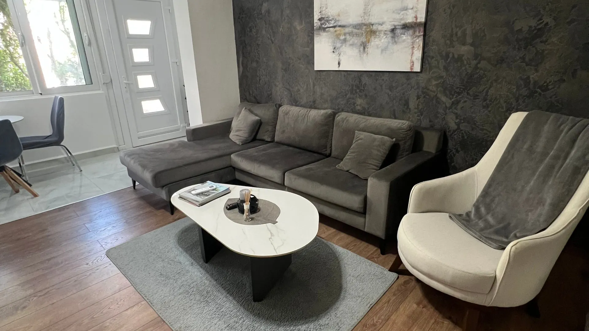 Rent, one bedroom apartment, 52m², Šušanj, Bar
