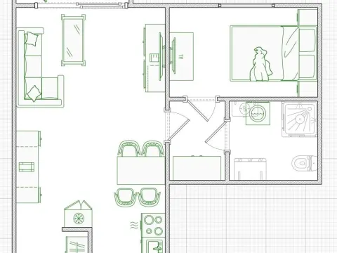 Sale, one bedroom apartment, 46m², Centar, Bar - image 9