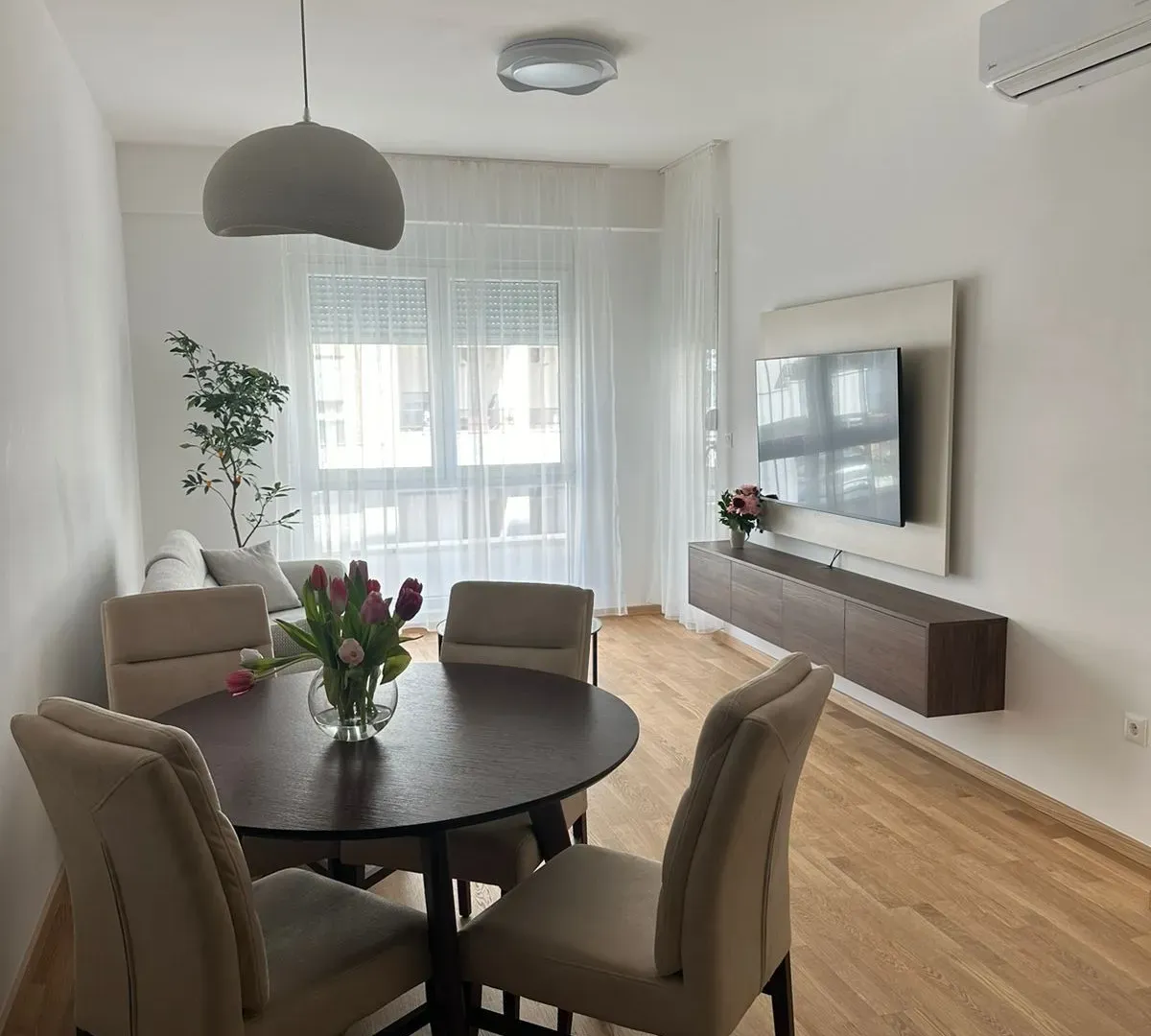 Rent, one bedroom apartment, 45m², Zabjelo, Podgorica