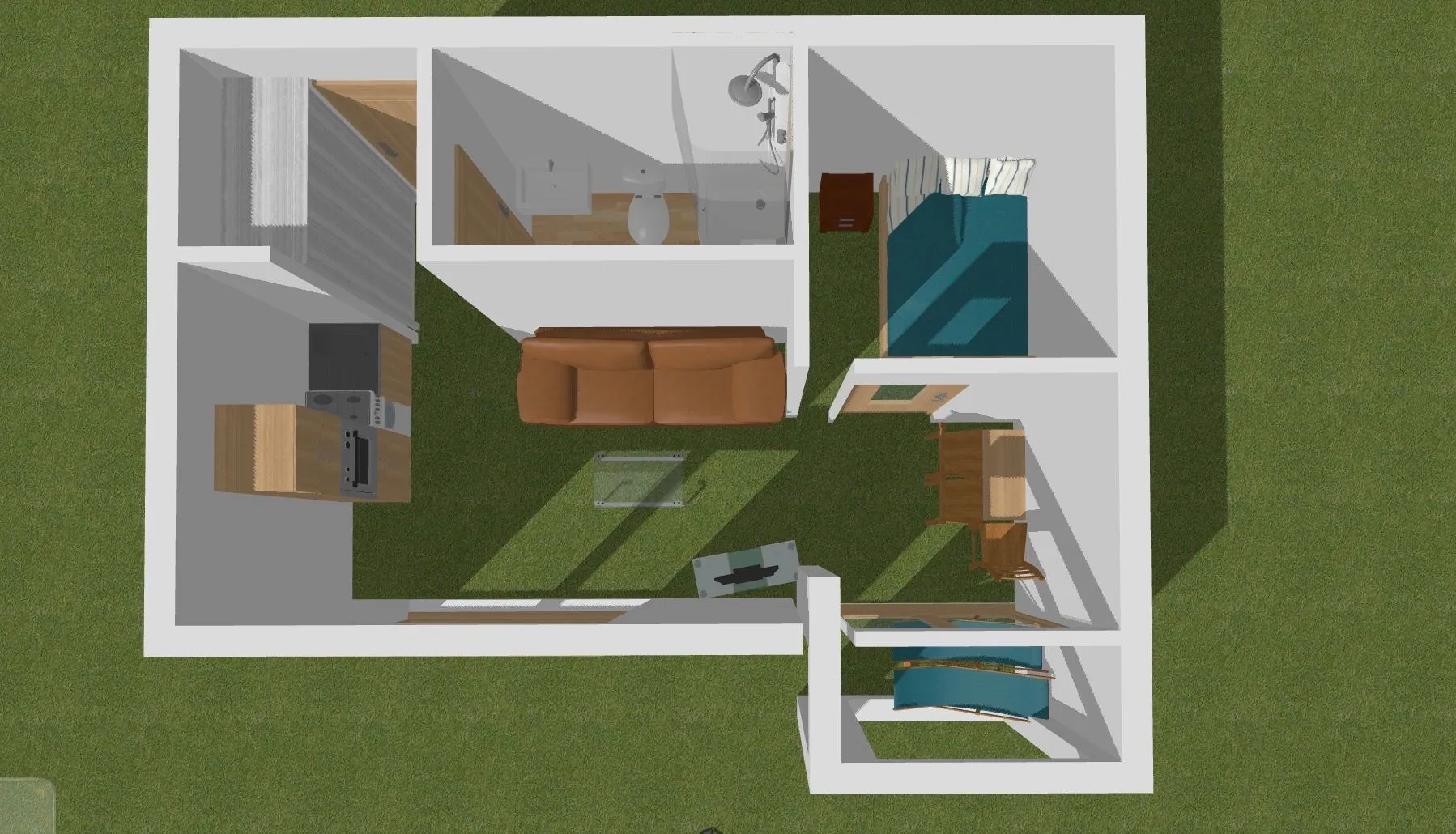 Sale, one bedroom apartment, 31m², Zeleni Pojas, Bar