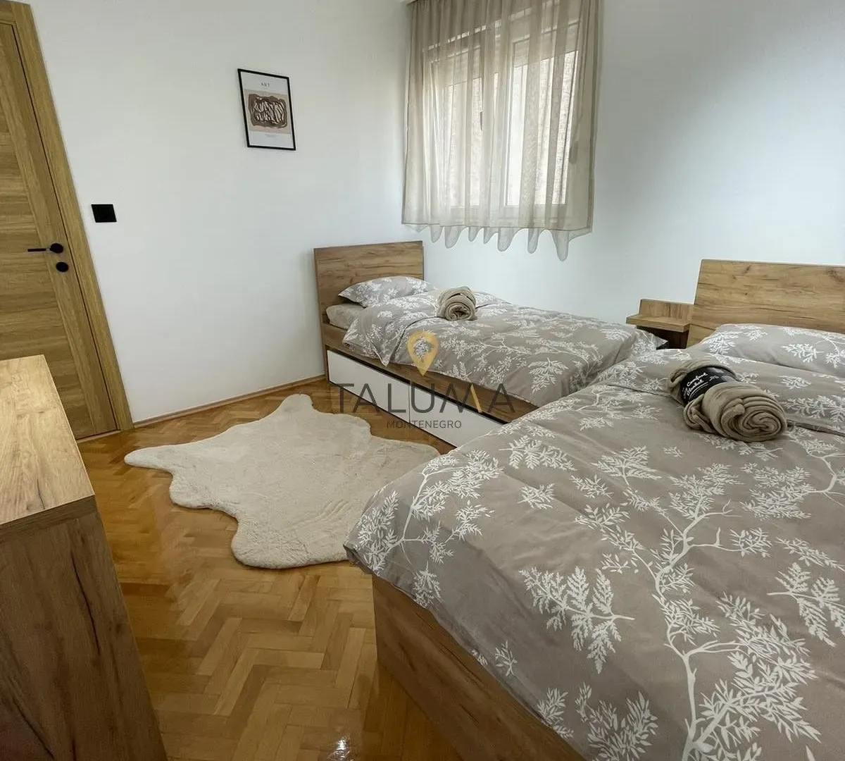 Rent, two bedroom apartment, 65m², Gintaš, Podgorica
