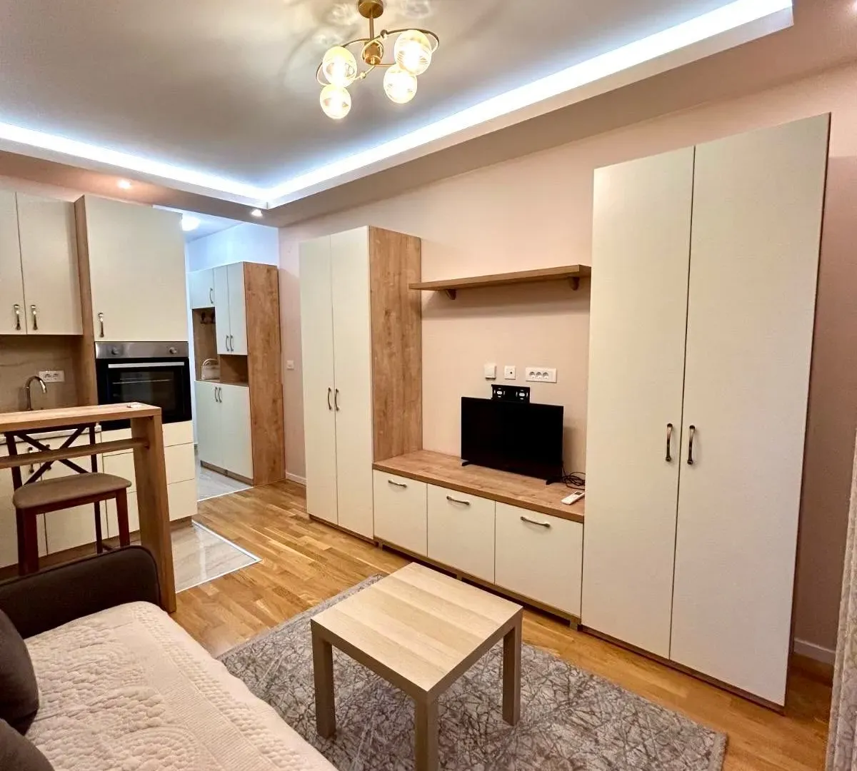 Rent, studio apartment, 24m², Zabjelo, Podgorica