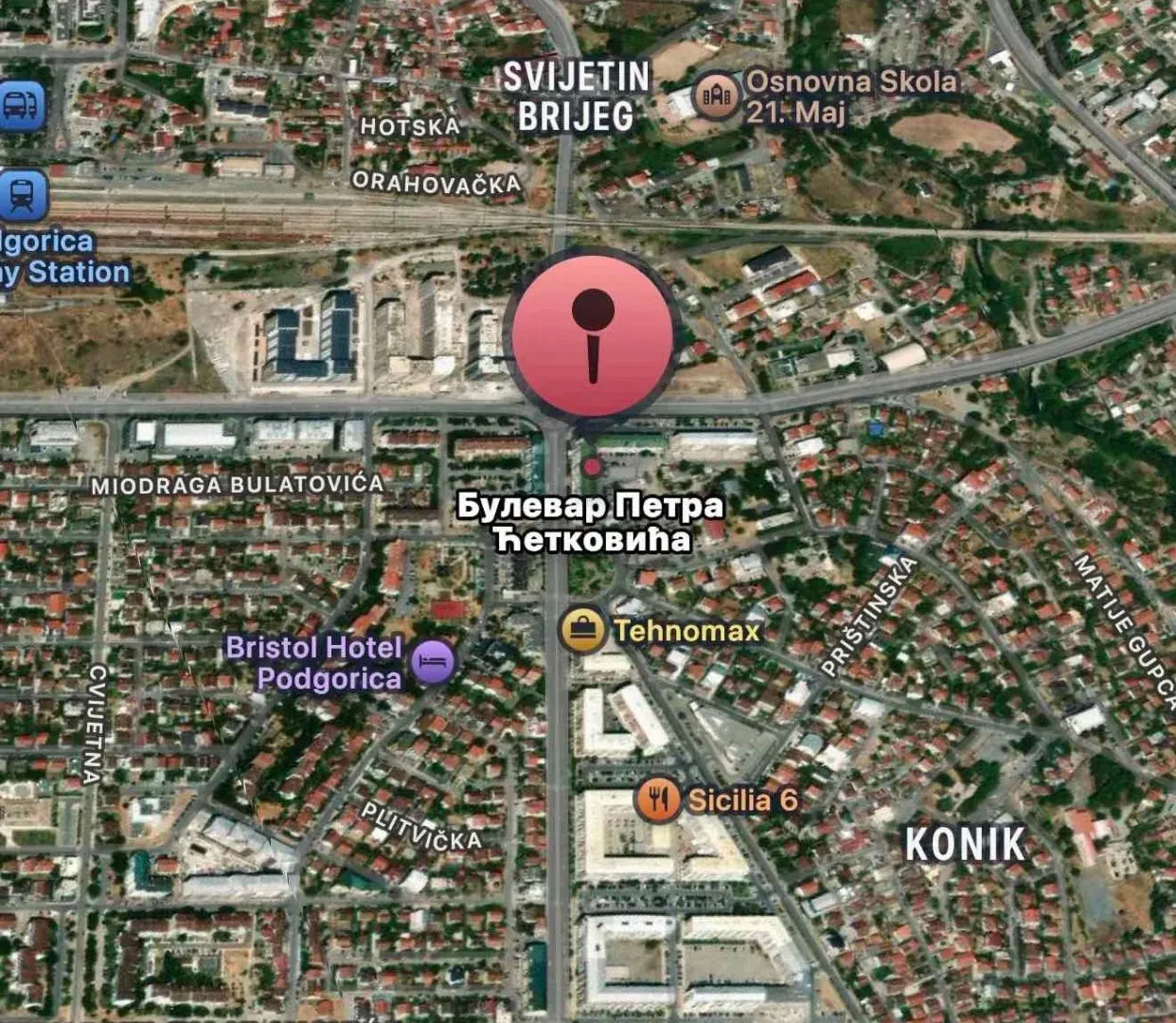 Prodaja, jednosoban stan, 35m², Stari Aerodrom, Podgorica
