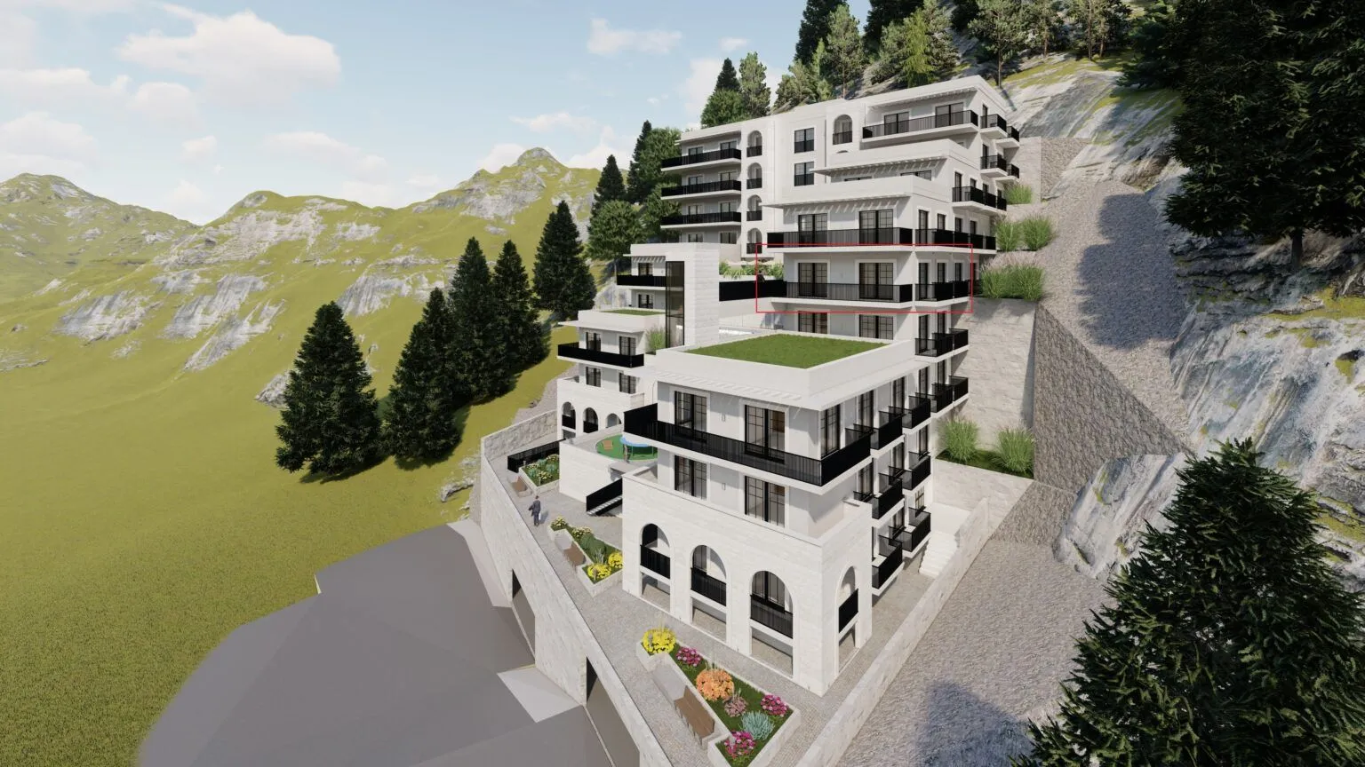Sale, one bedroom apartment, 69m², Dubovica, Budva