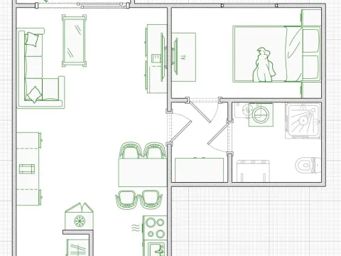 Sale, one bedroom apartment, 46m², Centar, Bar - image 12