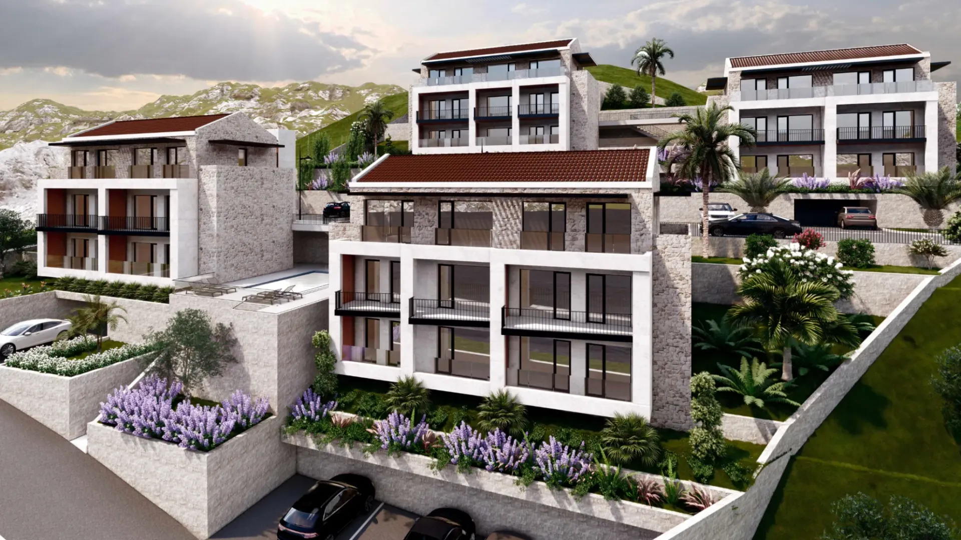 Prodaja, jednosoban stan, 55m², Muo, Kotor