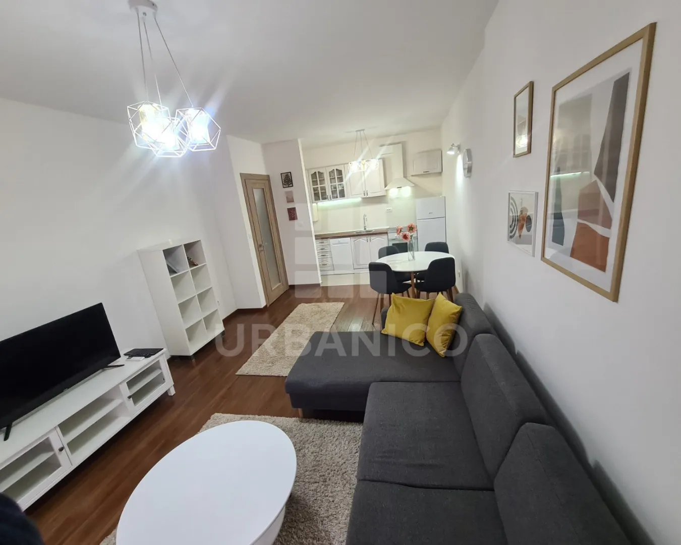 Rent, one bedroom apartment, 50m², Master Kvart, Podgorica