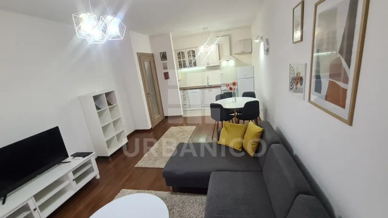 Rent, one bedroom apartment, 50m², Master Kvart, Podgorica