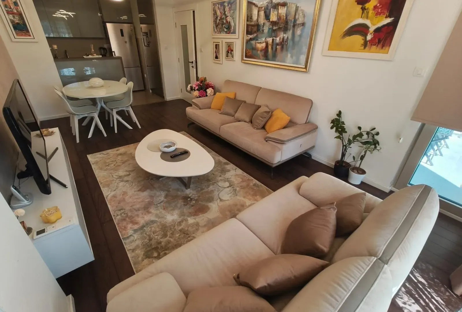 Rent, two bedroom apartment, 75m², Preko Morače, Podgorica
