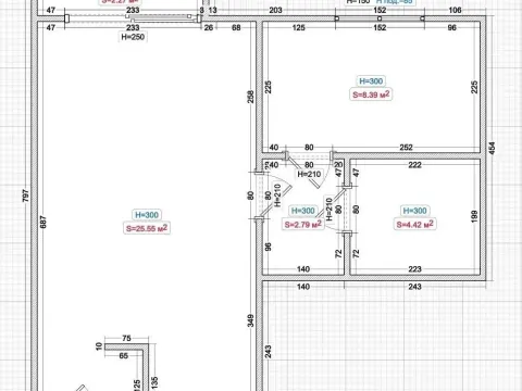 Prodaja, jednosoban stan, 46m², Centar, Bar - image 3